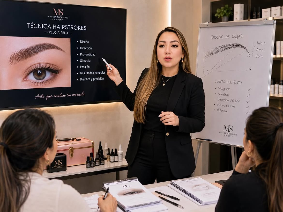 Práctica supervisada en MATIZZESALON Academia de Micropigmentación y Belleza